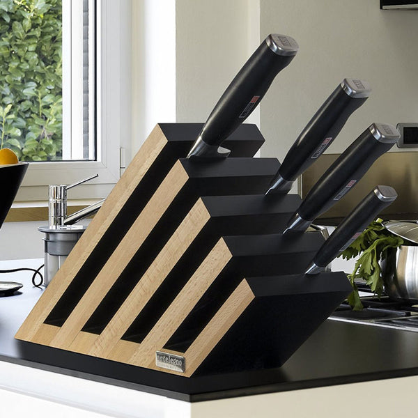 Buy Rockingham Forge  Extra Large Empty Knife Block - Matte Black