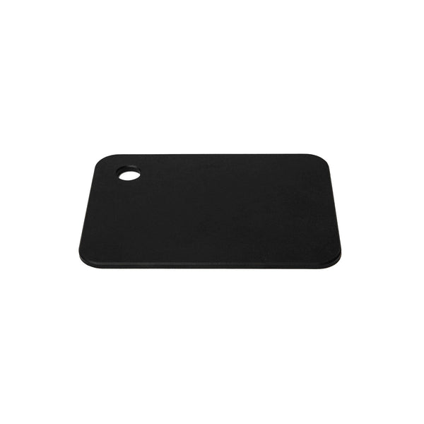 Black plastic chopping deals board