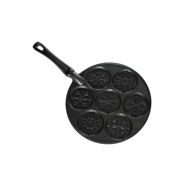 Nordic Ware Holiday Pancake Pan, Black 0.6 cup