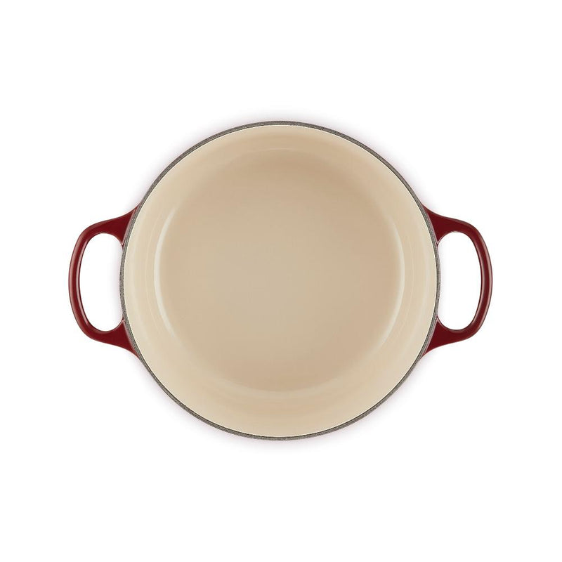 Le Creuset Signature Round Casserole - 24cm Garnet