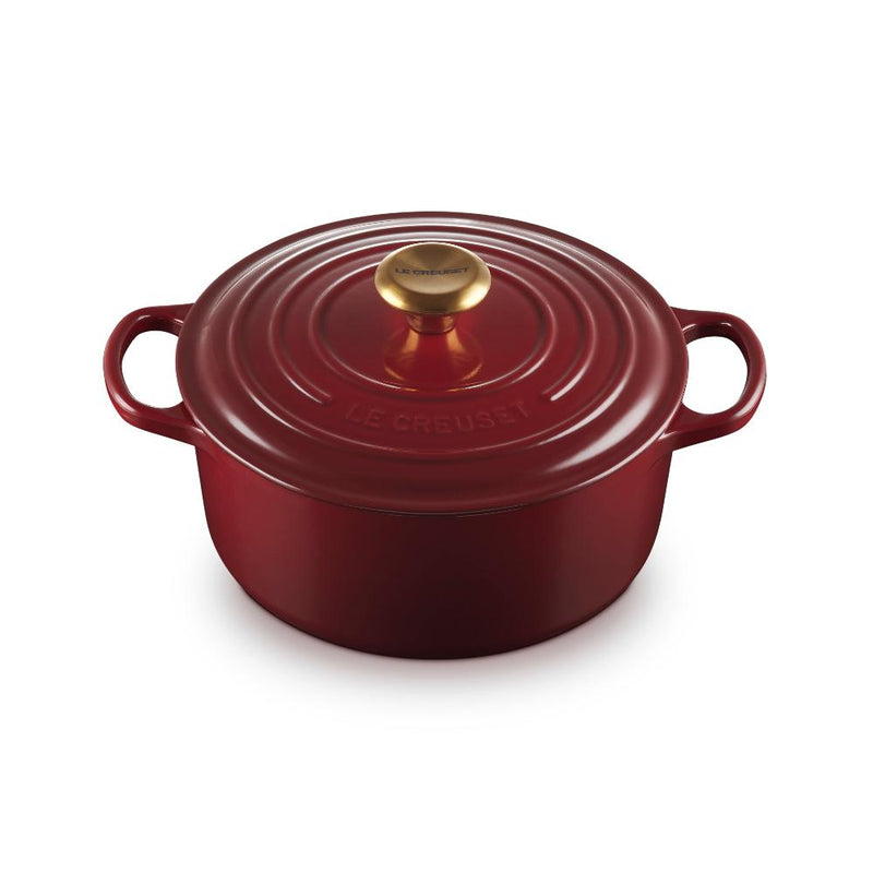 Le Creuset Signature Round Casserole - 24cm Garnet