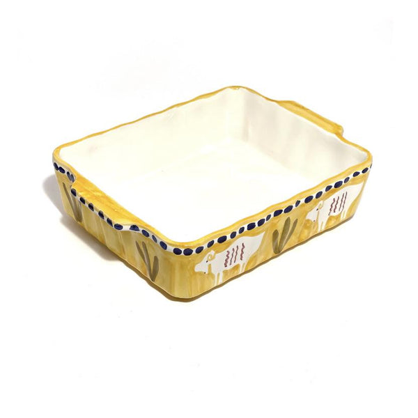 Amalfi Yellow Capra Oven/Serving Dish - 25cm