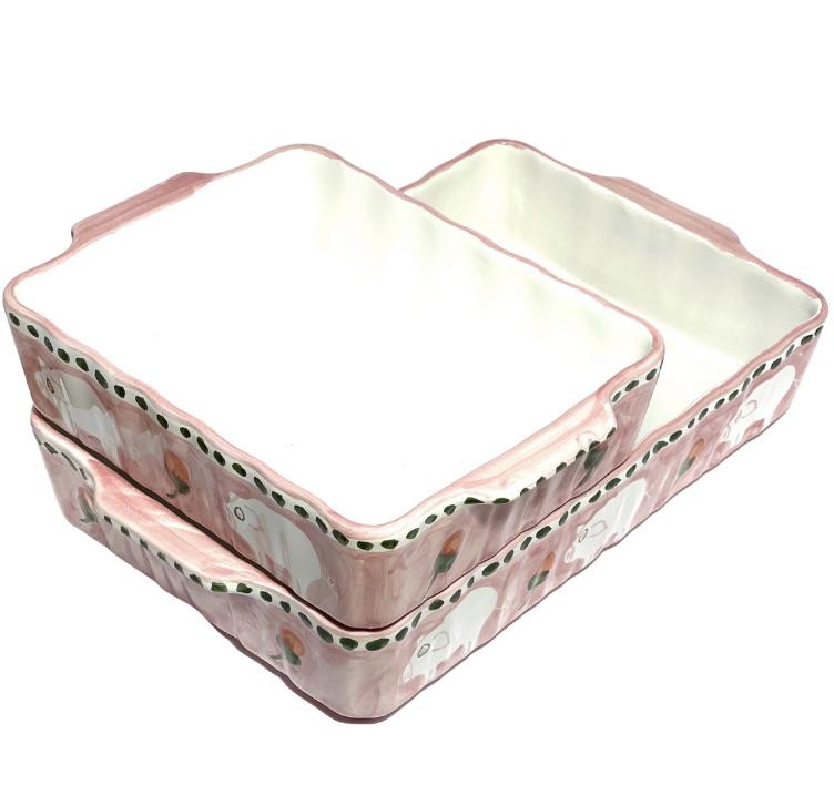 Amalfi Pink Cortile Oven/Serving Dish - 25cm