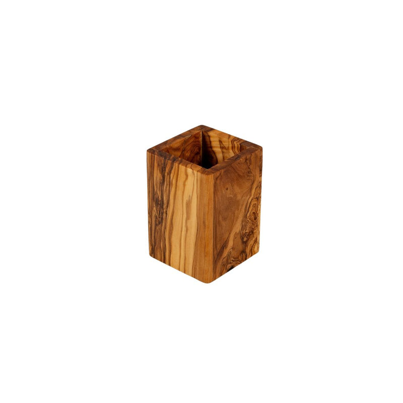 Berard Olive Wood Utensil Box - Square