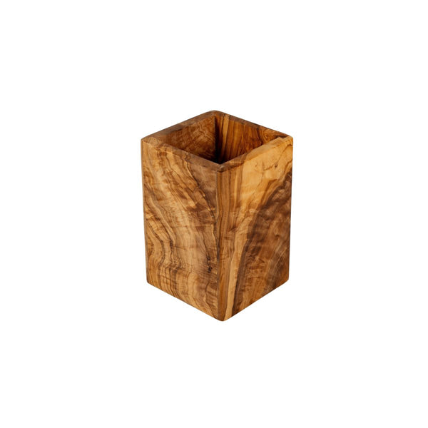 Berard Olive Wood Utensil Box - Square