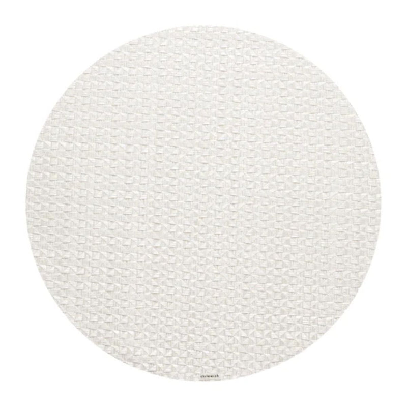 Chilewich Origami Round Placemat - Pearl