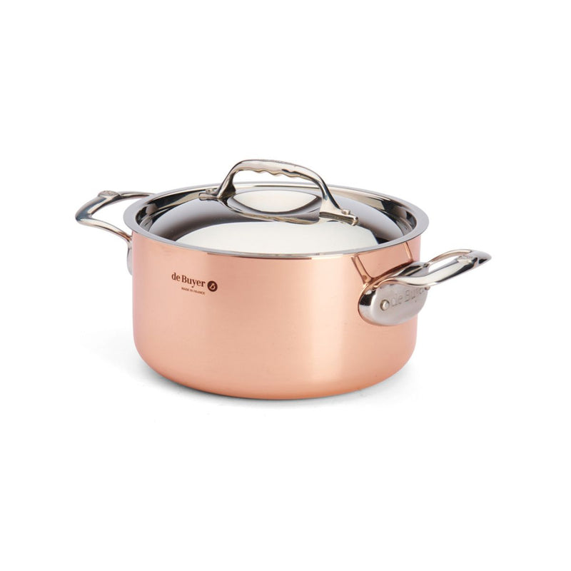 De Buyer Prima Matera Copper Casserole - 20cm