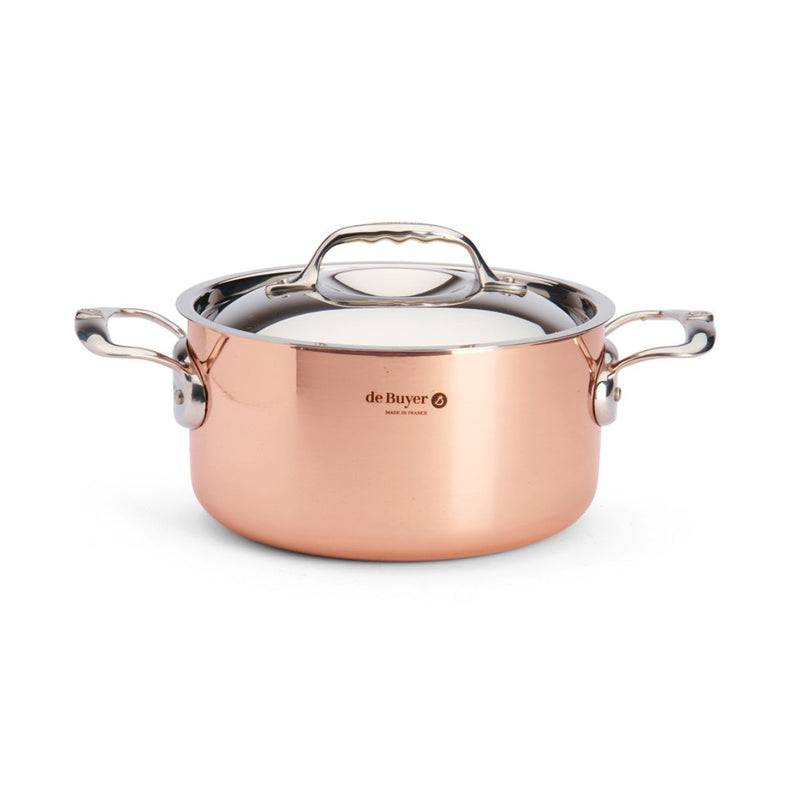 De Buyer Prima Matera Copper Casserole - 20cm