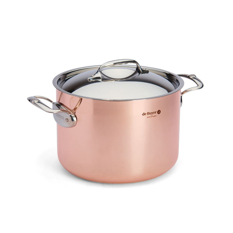 De Buyer Prima Matera Copper Casserole - 24cm