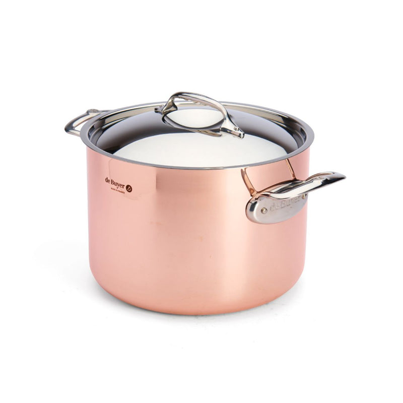 De Buyer Prima Matera Copper Casserole - 24cm