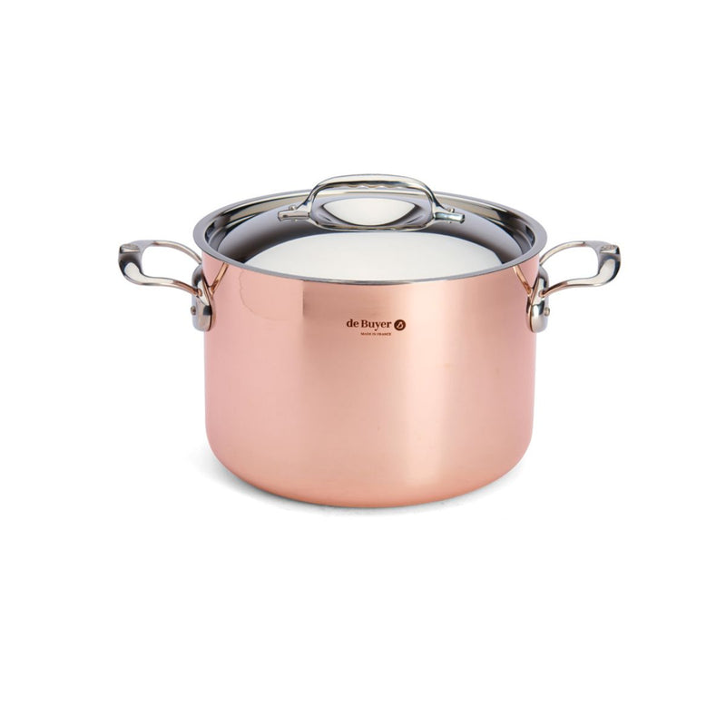 De Buyer Prima Matera Copper Casserole - 24cm