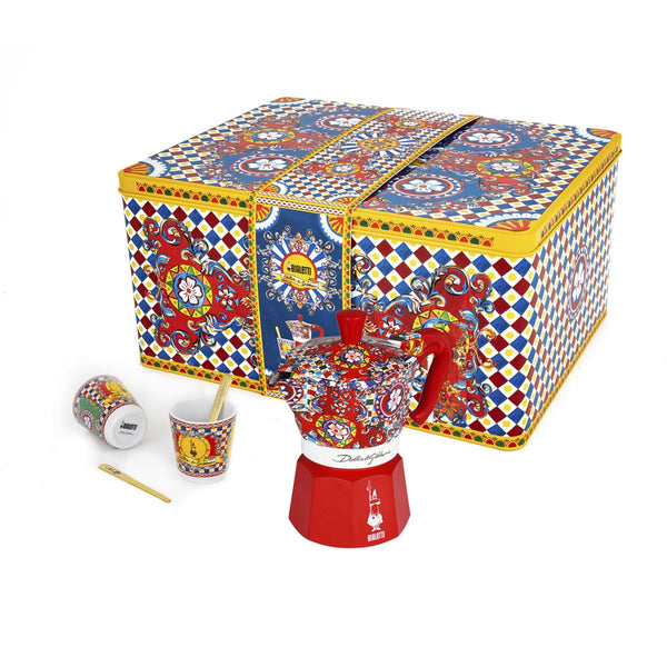 Dolce & Gabbana Gift Set - Moka + 2 Cups