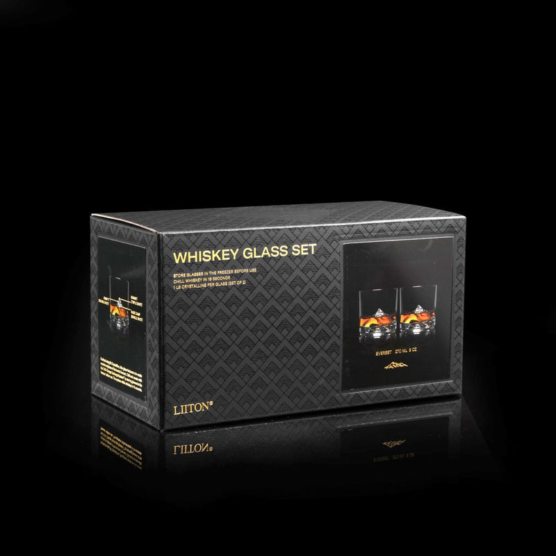 Everest Whiskey Glasses (Pair)