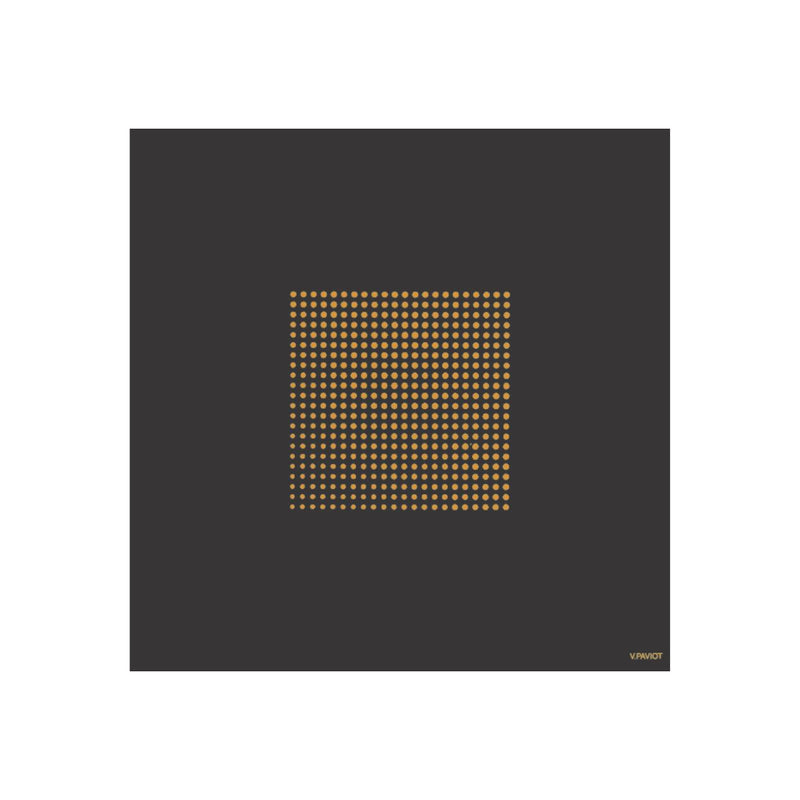Francoise Paviot Cocktail Napkins - Cosmos Black