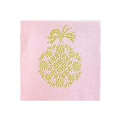 Francoise Paviot Cocktail Napkins - Pink Glow