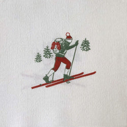 Francoise Paviot Dinner Napkins - Nordic Ski