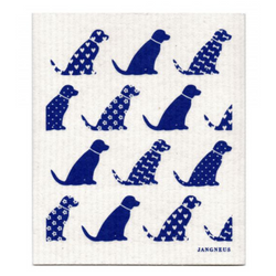 Jangneus Blue Dogs Dishcloth