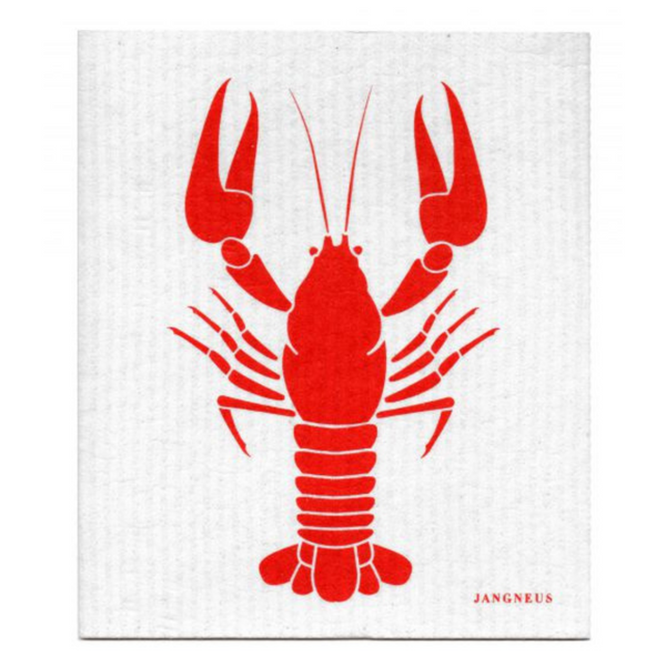 Jangneus Red Crayfish Dishcloth