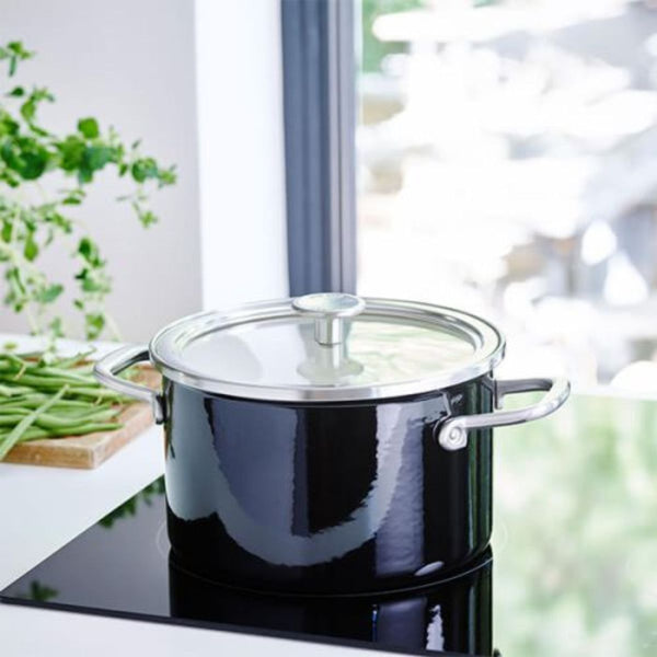 Kitchenaid Casserole w/Lid Black - 20 cm