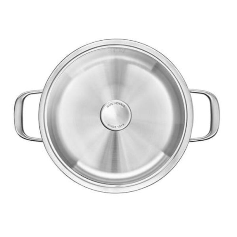 Kitchenaid S/Steel Casserole w/Lid - 24cm