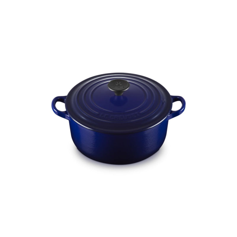 Le Creuset Indigo Round Casserole - 20cm