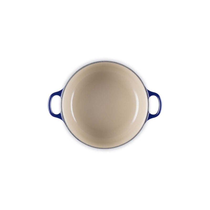 Le Creuset Indigo Round Casserole - 20cm