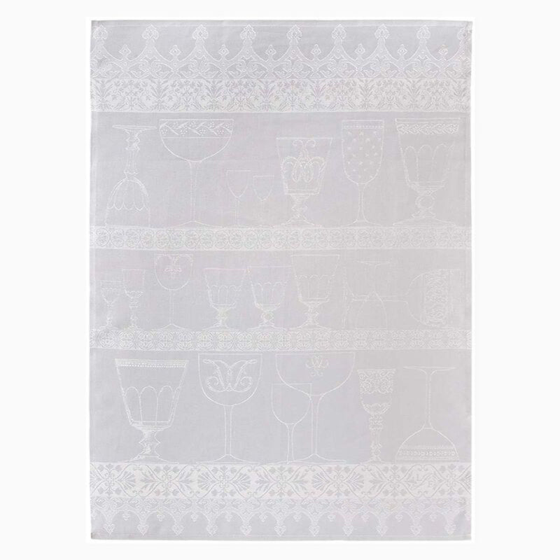 Le Jacquard Francaise Cristal Tea Towel - White