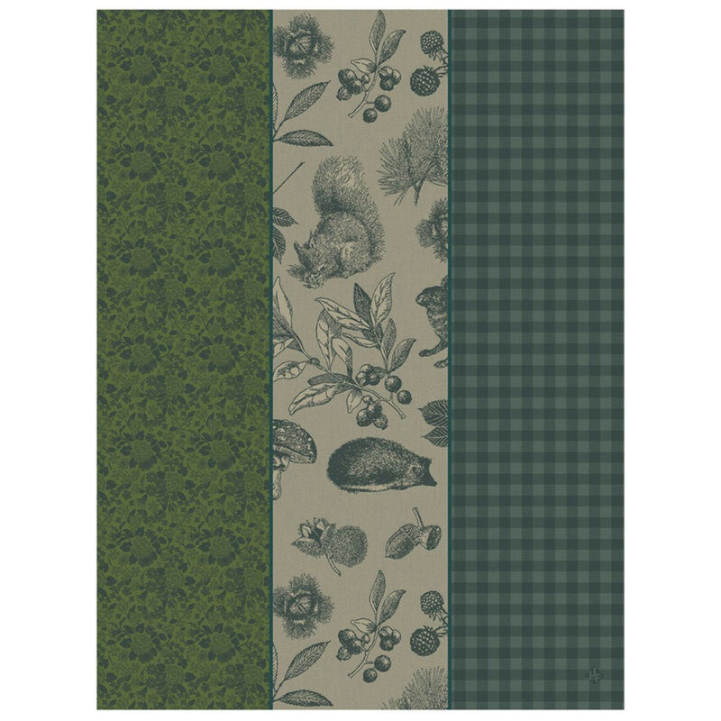 Le Jacquard Francaise In The Woods Tea Towel - Green