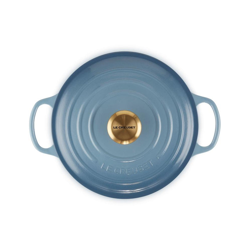 Le Creuset Signature Round Casserole - 24cm Chambray