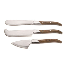 Legnoart Fromager Cheese Knife Set of 3 - Light Wood