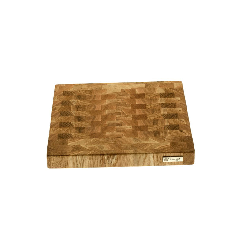 Legnoart Italian Oak End Grain Square Board - 35cm