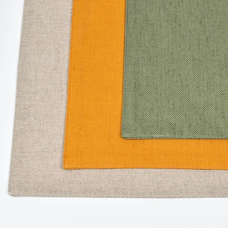Linas Linen Coated Placemat - Ochre