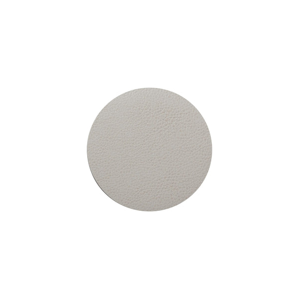 Lind DNA Serene Leather Coaster - Cream