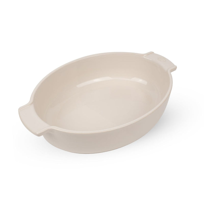 Peugeot Oval Baking Dish Ecru - 31cm