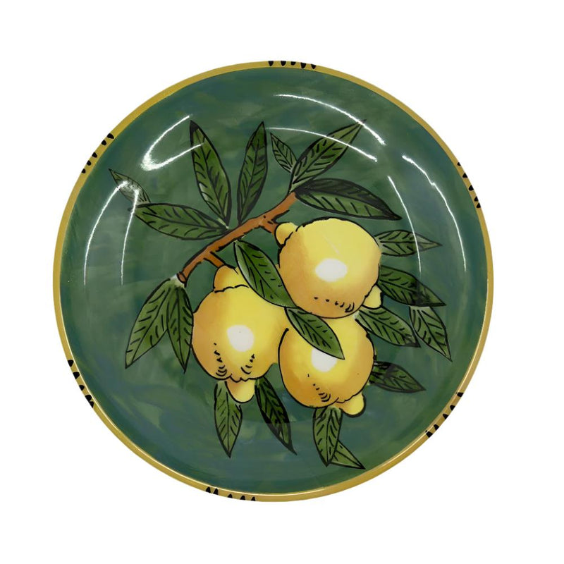 Sicilian Lemon Dinner Plate 27cm - Green