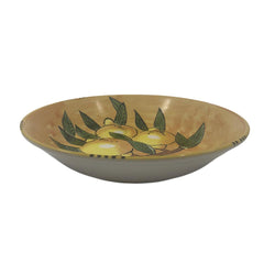 Sicilian Lemon Pasta Bowl 21cm - Yellow