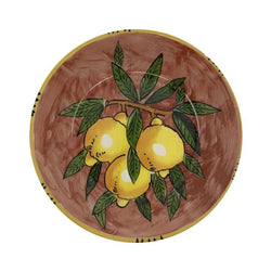 Sicilian Lemon Serving Bowl 30cm - Red