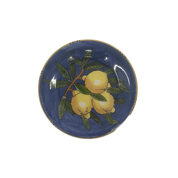 Sicilian Lemon Side Plate 20cm - DarkBlue