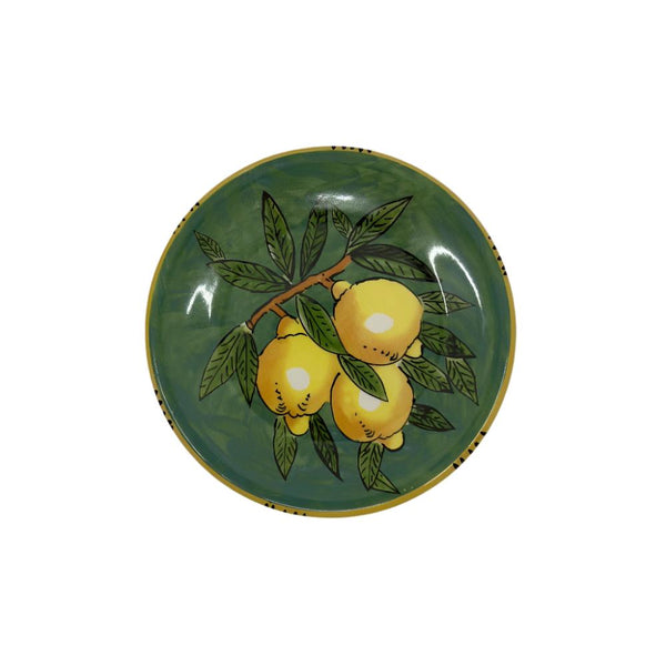 Sicilian Lemon Side Plate 20cm - Green