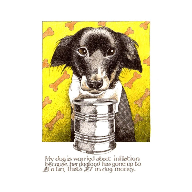 Simon Drew Teatowel - Canine Inflation