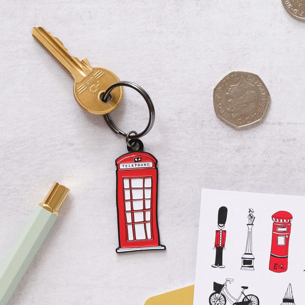 Victoria Eggs Key Ring - Telephone Box