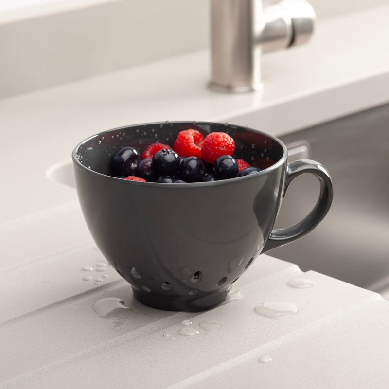 Zeal Berry Colander w/Handle - Grey