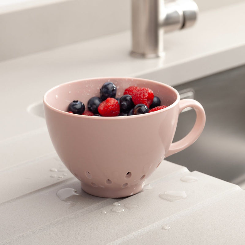 Zeal Berry Colander w/Handle - Rosepink