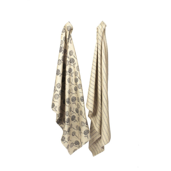 Raine & Humble Artichoke Tea Towel (Pair)