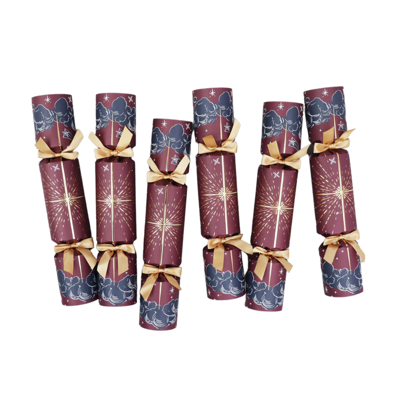 Nancy & Betty  Christmas Cracker Set of 6 - Silent Night