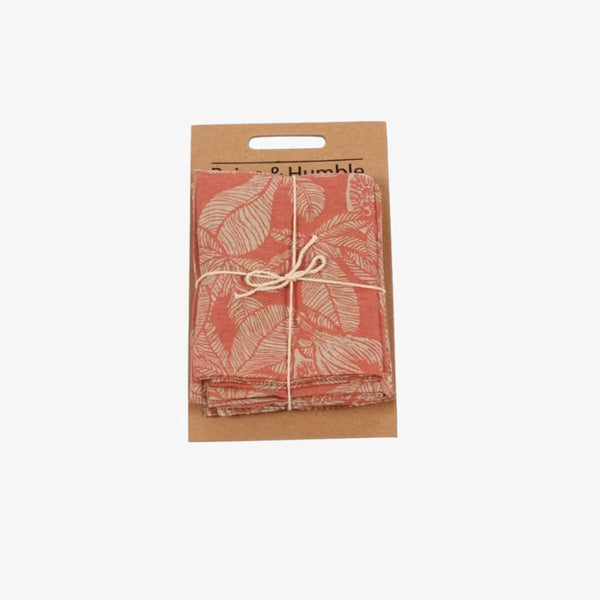 Raine & Humble Fig Tree Tea Towel (Pair) - Rose