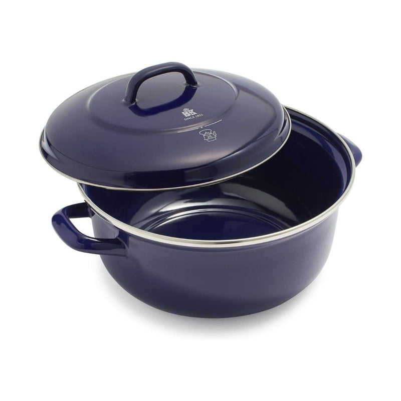 Bk Enamelled Casserole Indigo - 20cm