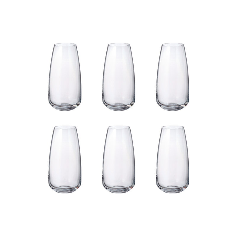 Crystal Bohemia Anser Highball Glasses - set of 6