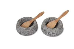 Garden Trading Salt & Pepper Pots a‚¬€œ Granite