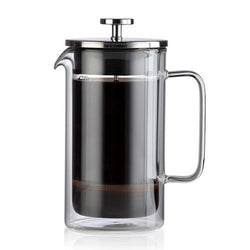 La Cafetiere Cafe Boheme Double-Walled Glass Cafetiere - 6 cup